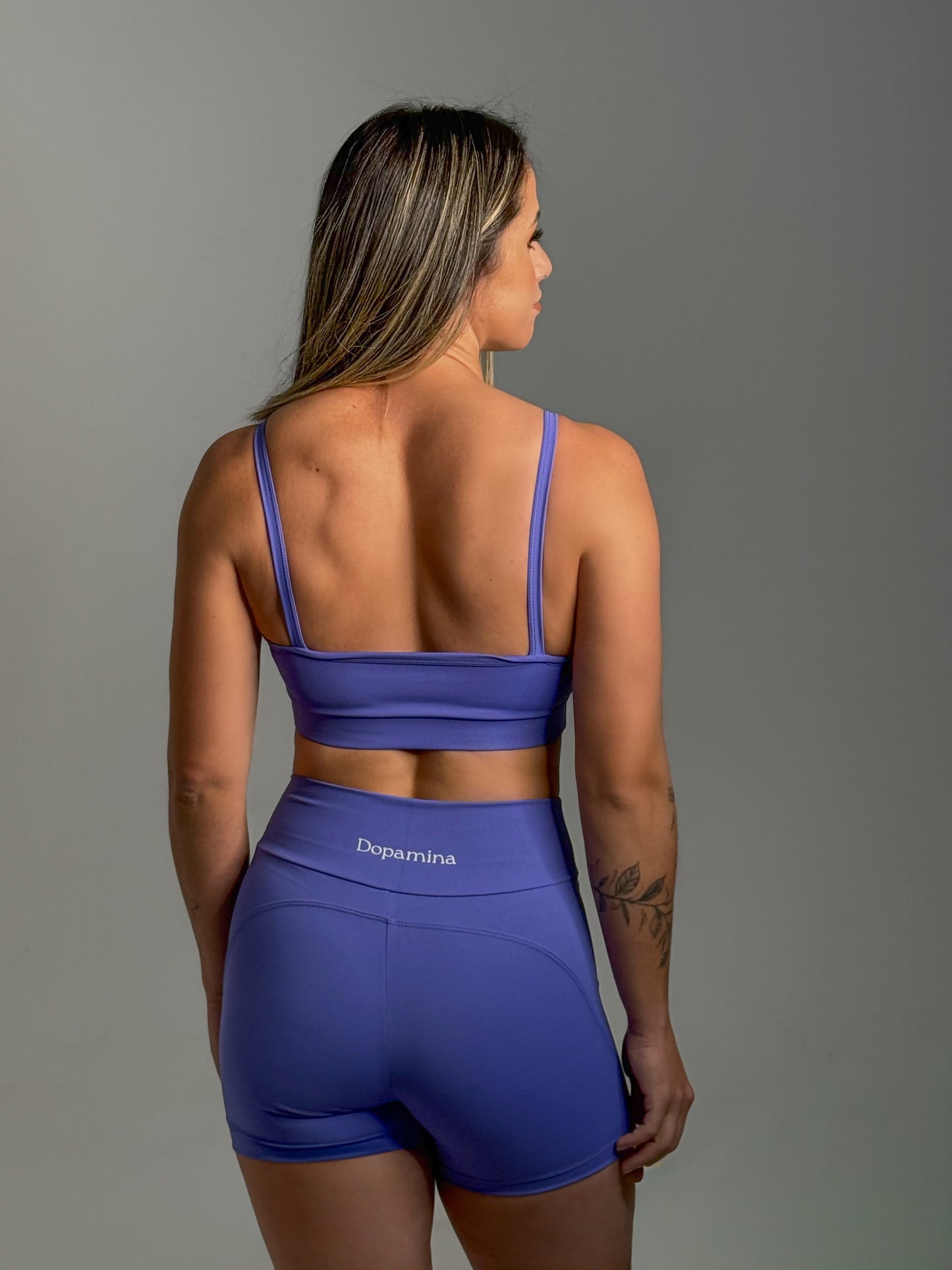 Shorts Dopamina Lilás
