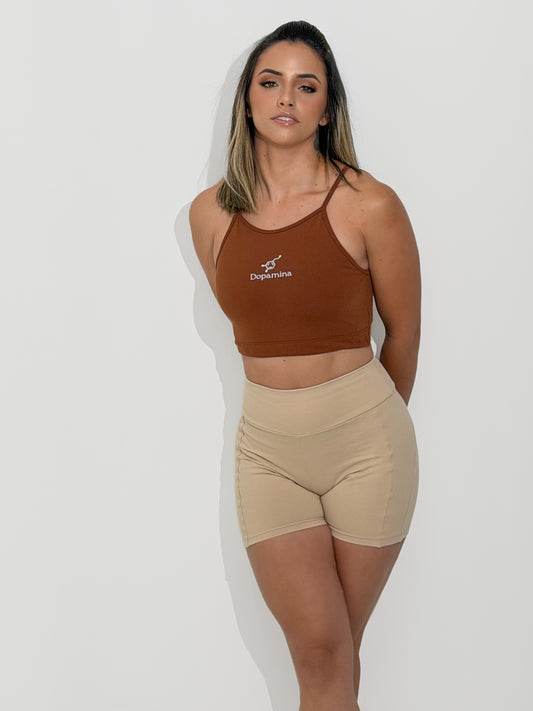 Shorts Bege Dopamina